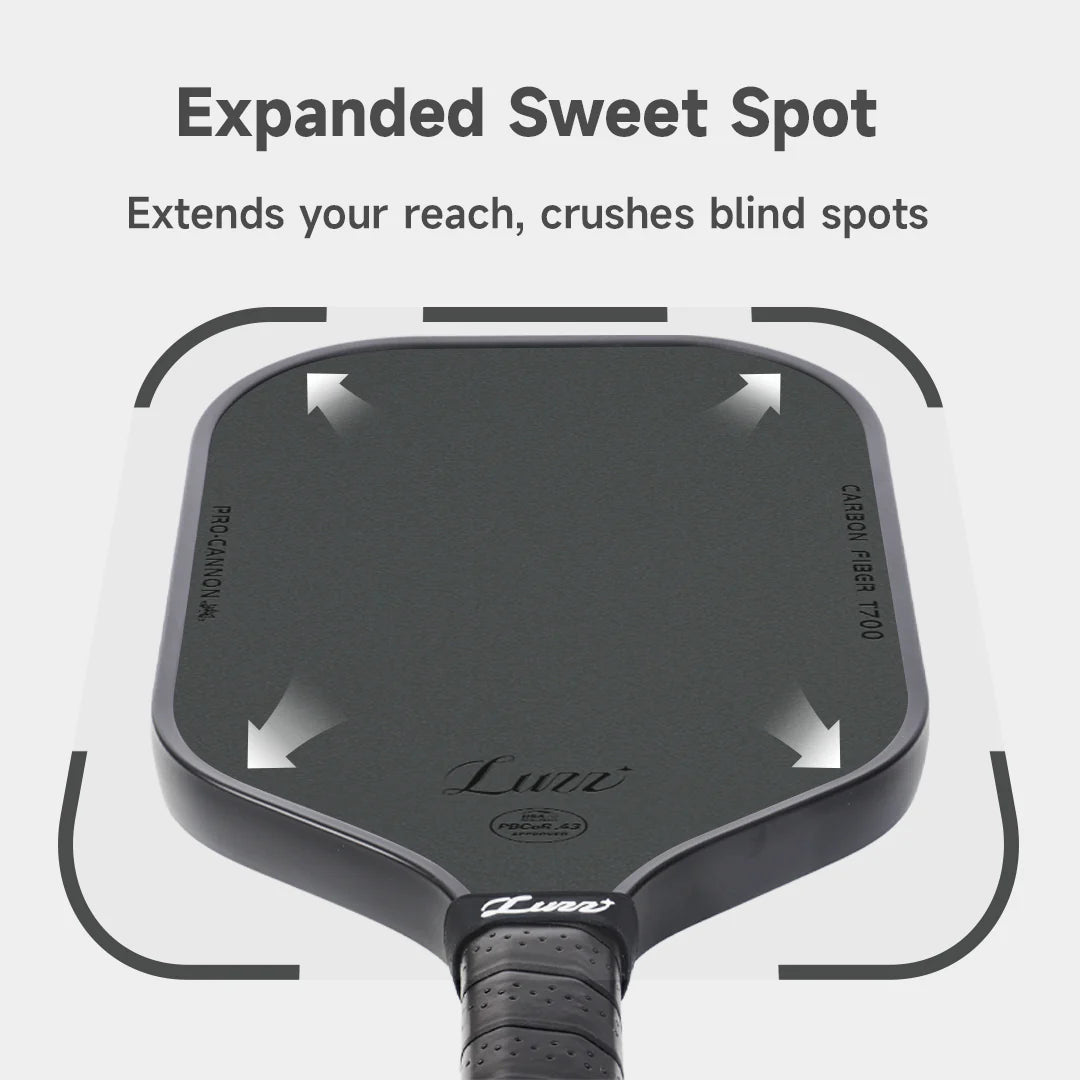 LUZZ Pickleball Cannon Black