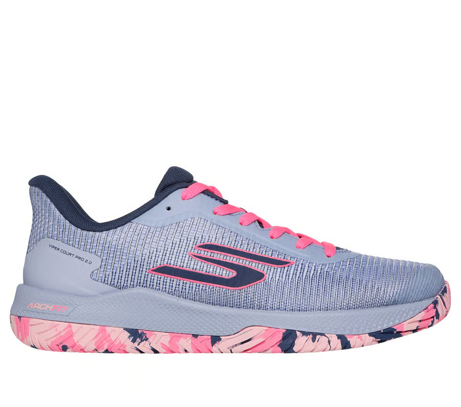 Skechers Viper Court Pro 2.0 Grey/Lavender Woman