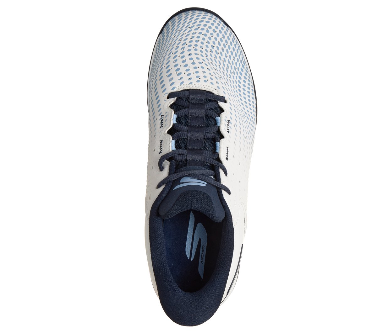 Skechers Viper Court Reload White/Navy/Light Blue insole
