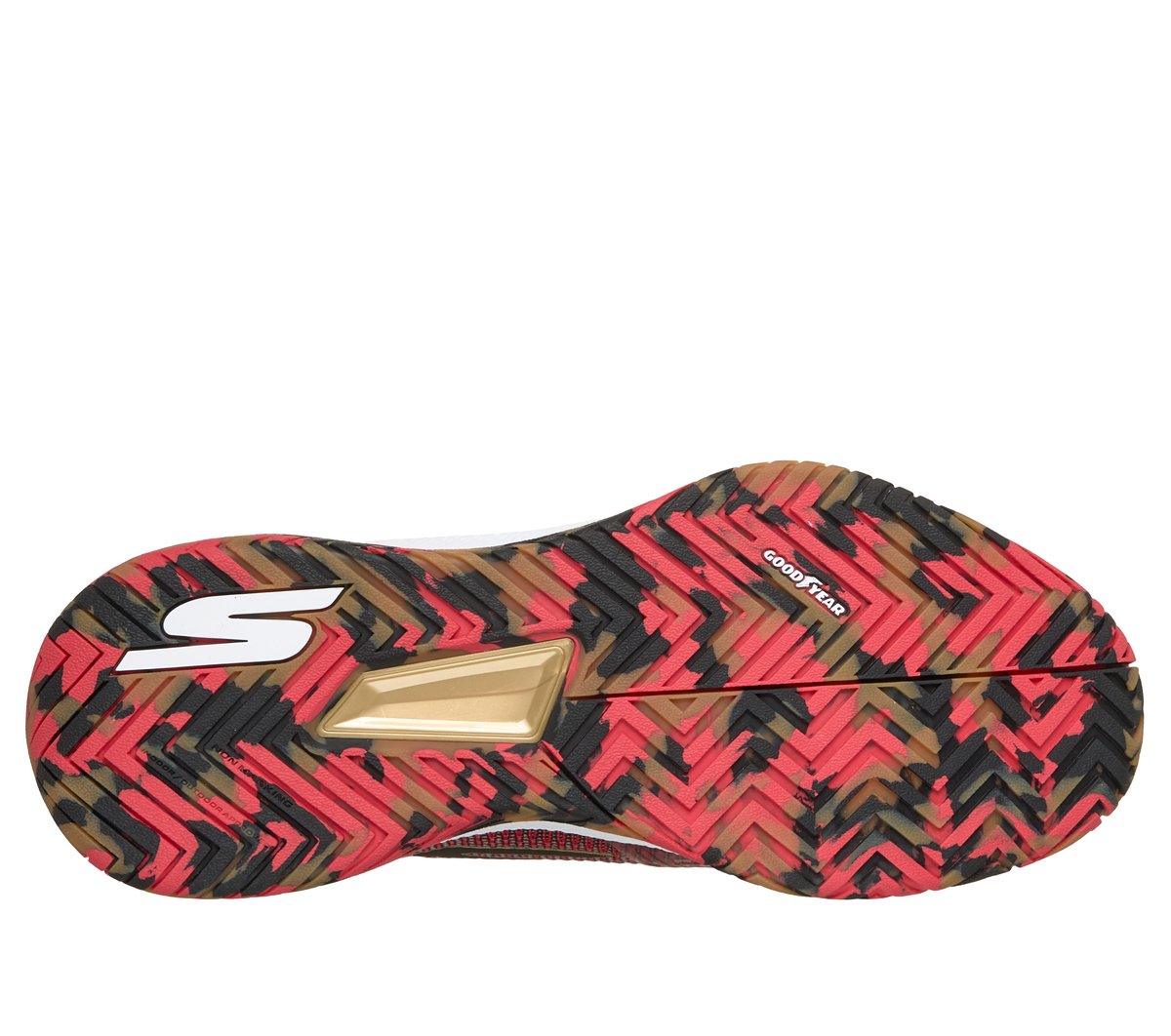 Skechers Viper Court Pro 2.0 Red/Black outsole
