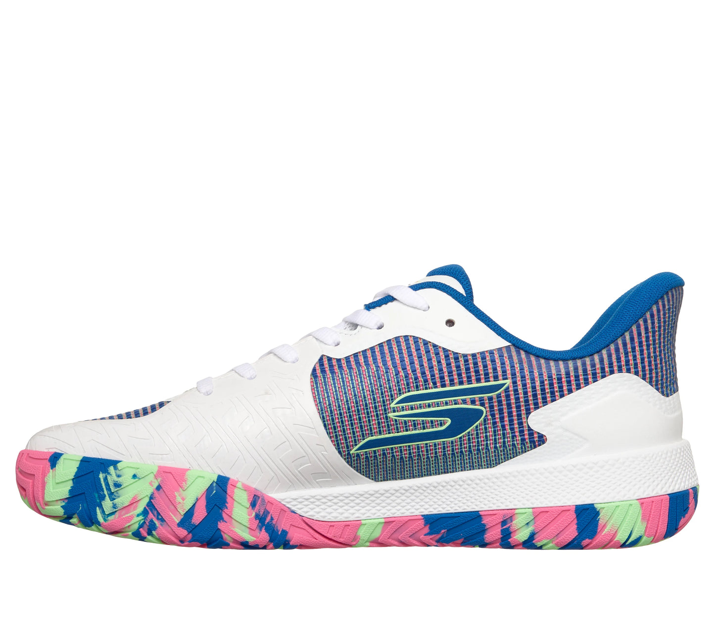 Skechers Viper Court Pro 2.0 White/Blue/Light Pink