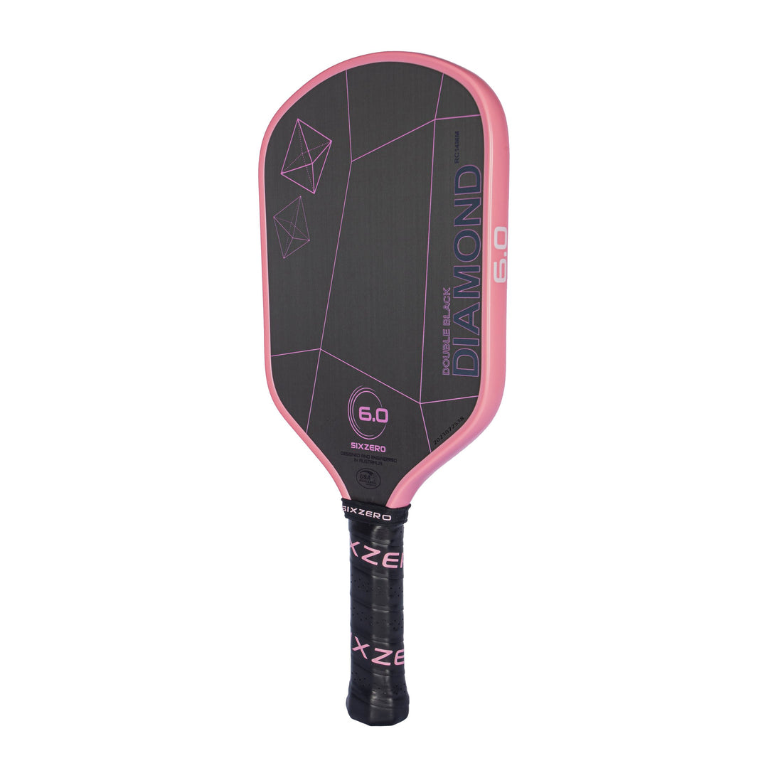 Six Zero Double Black Diamond Pickleball Paddle #colour_cherry