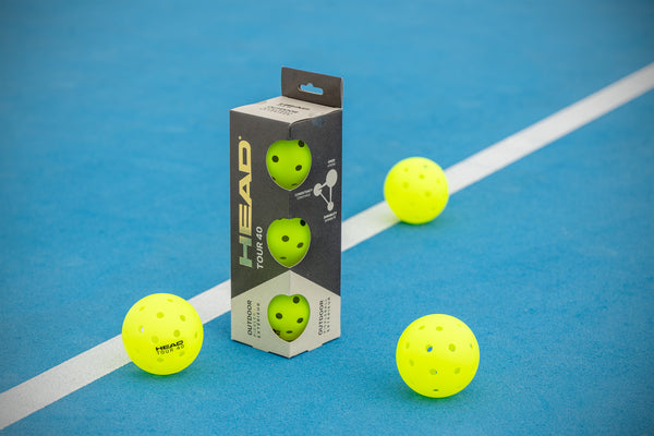 HEAD Tour 40 Pickleball Ball: Packs of 6 or 12