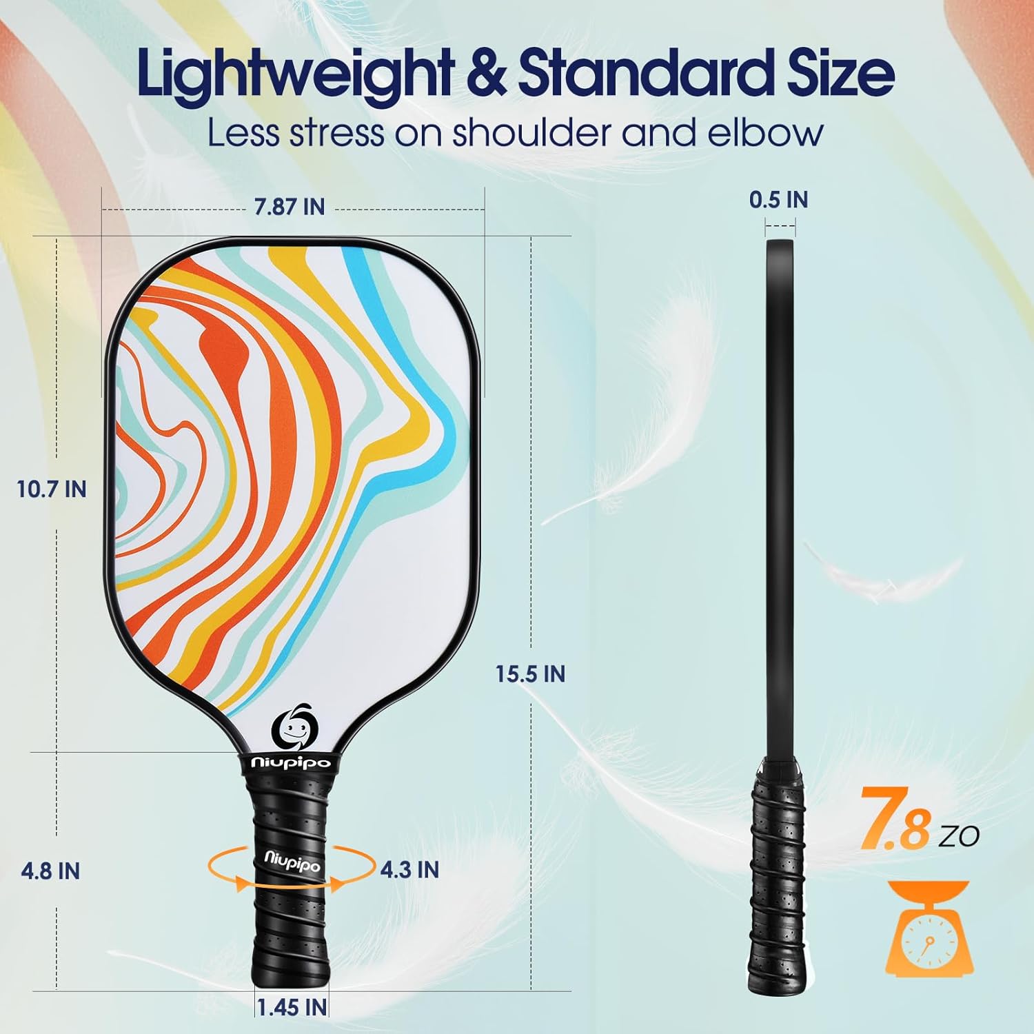 Niupipo MX-23 Pickleball Paddle Set