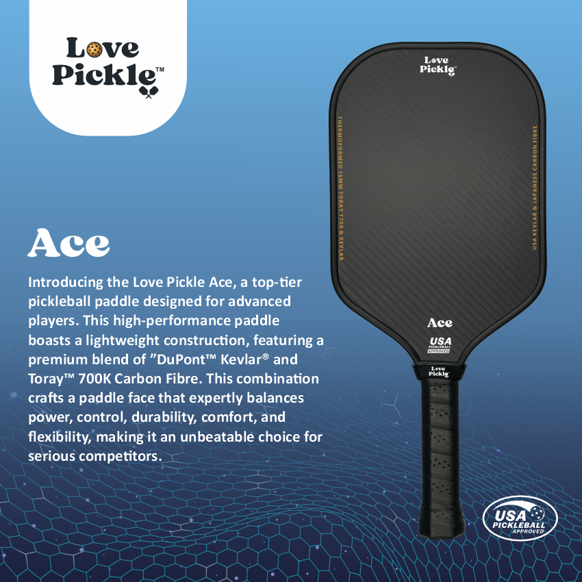 Love Pickle Ace Pickleball Paddle