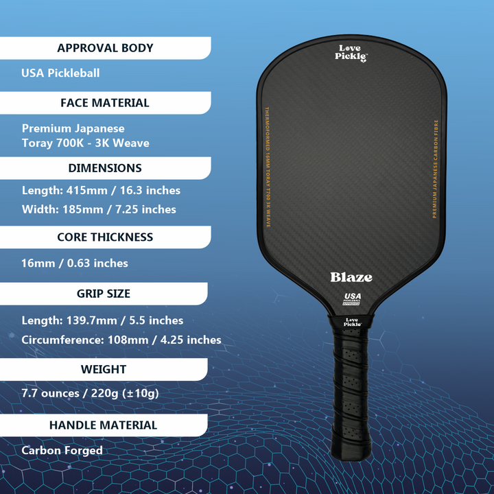 Love Pickle Blaze Pickleball Paddle