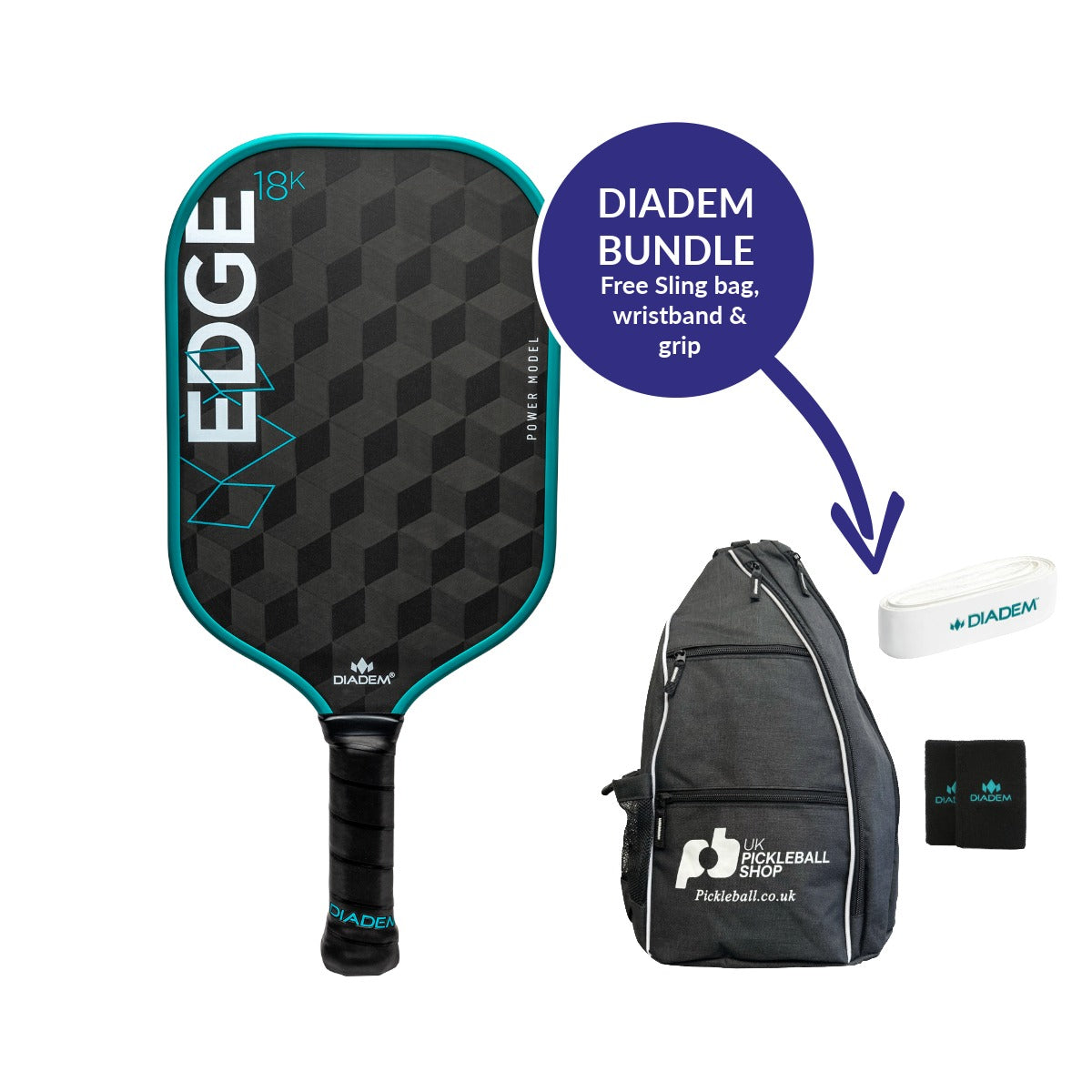 Diadem Edge 18K Power - Teal