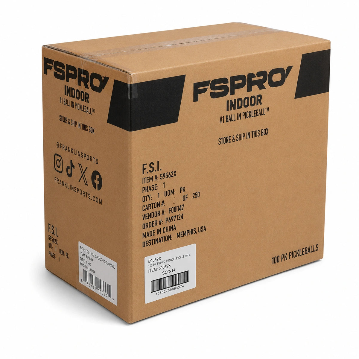 Bola para atividades ao ar livre Franklin X-40: pacote de 6