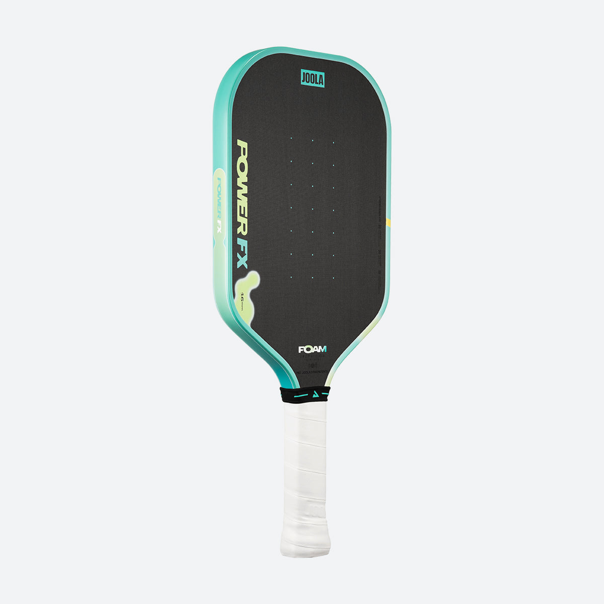 JOOLA Perseus POWER FX foam pickleball paddle, angled view