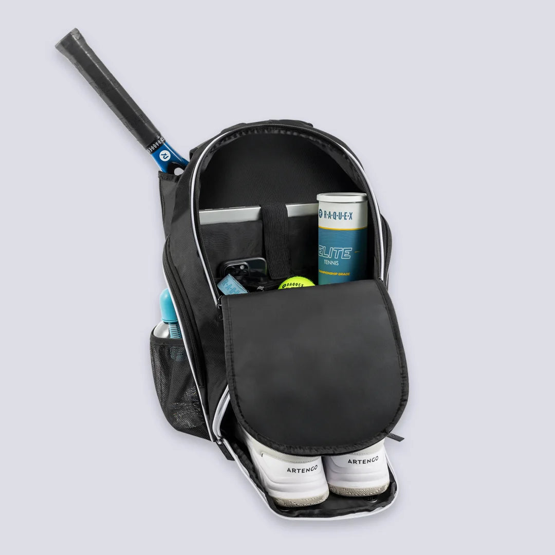 Raquex Racquet Backpack - side pockets