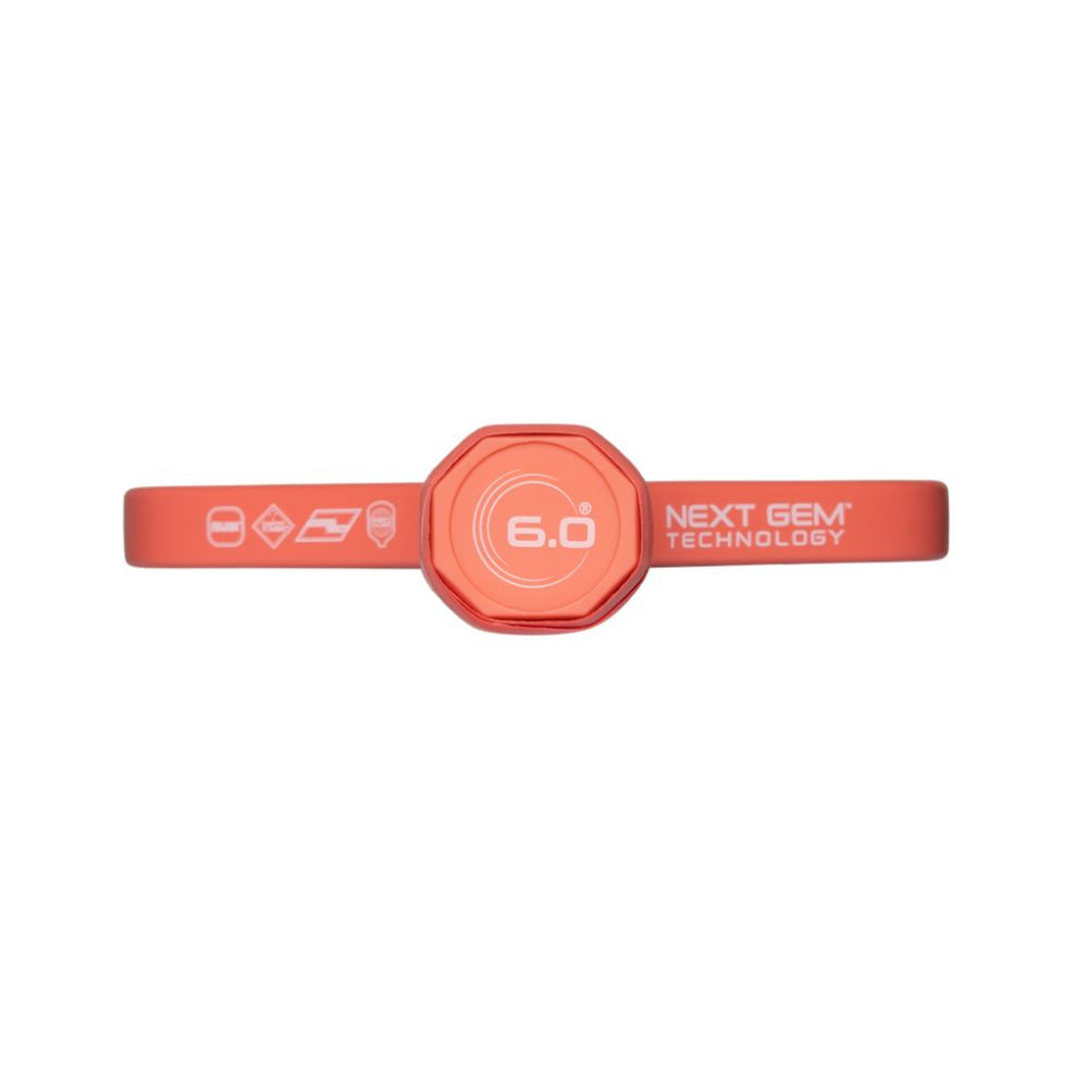 Six Zero Coral Pink/Black Widebody Pickleball Paddle - base/throat view