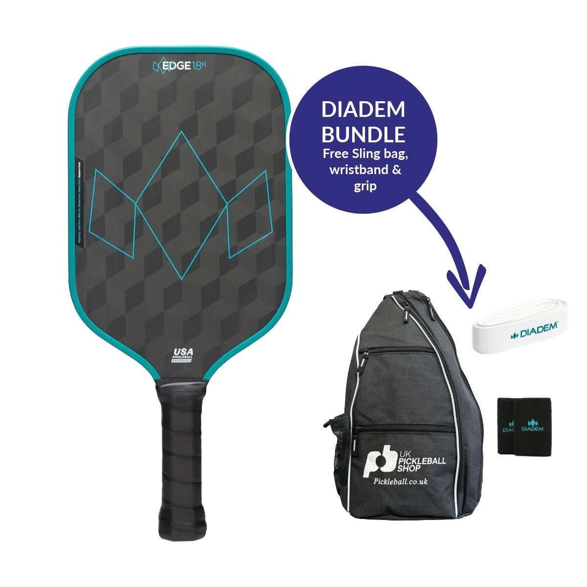 Diadem Edge 18K Power Pro - Teal