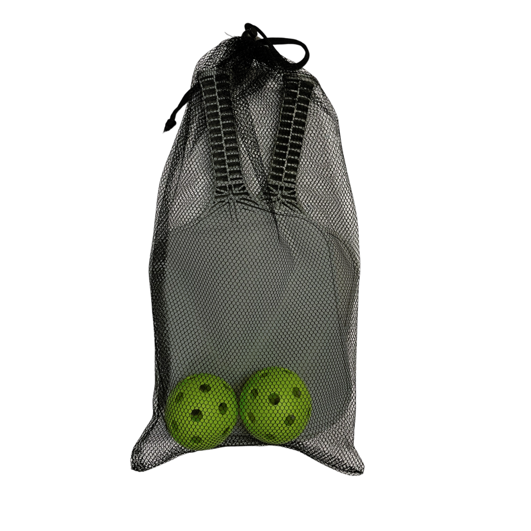 UK Pickleball Shop Recycled Paddle Set (2 Paddles + Balls + Mesh Bag)