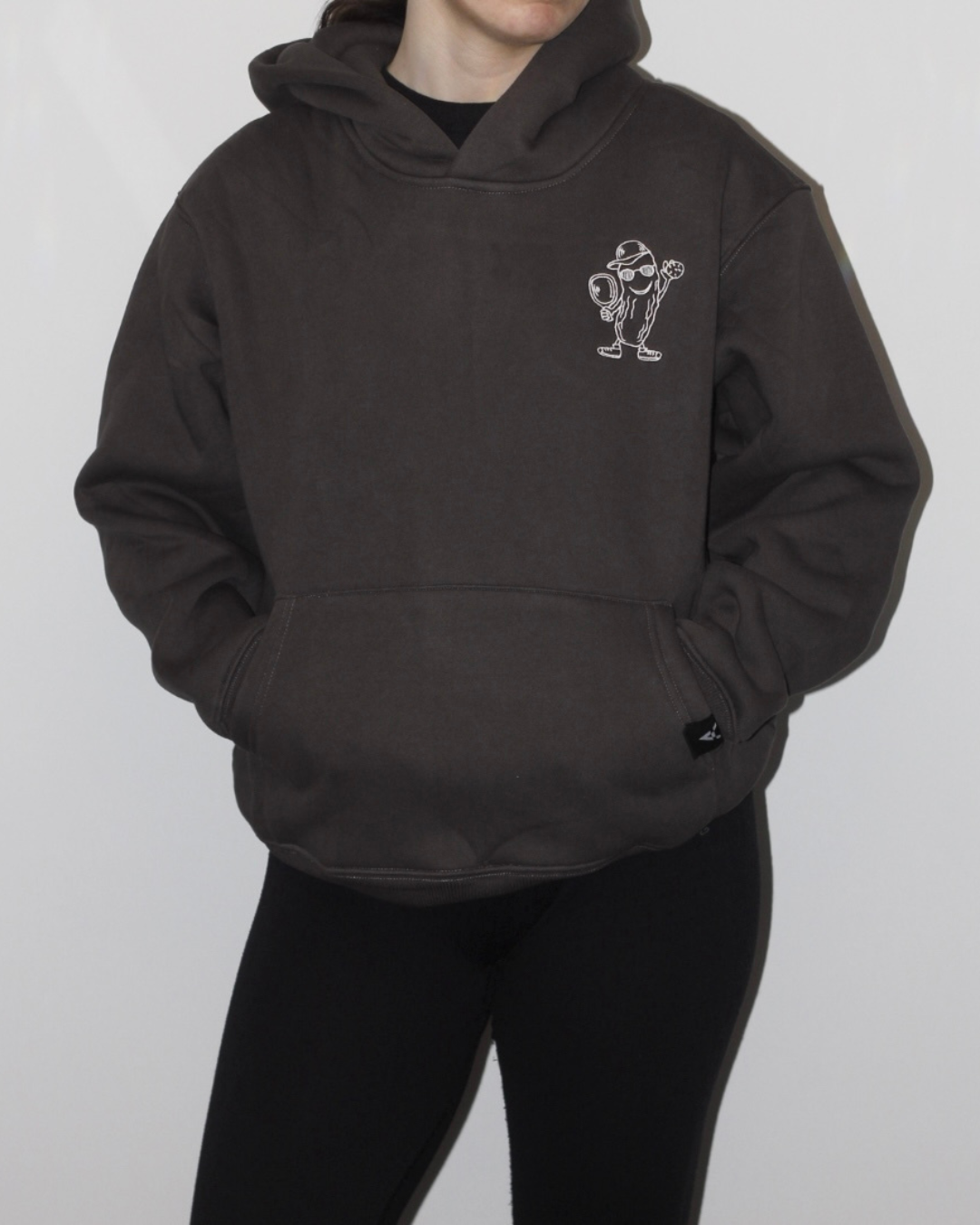 ACE Pickleball Luxe Hoodie Brown - Pickle