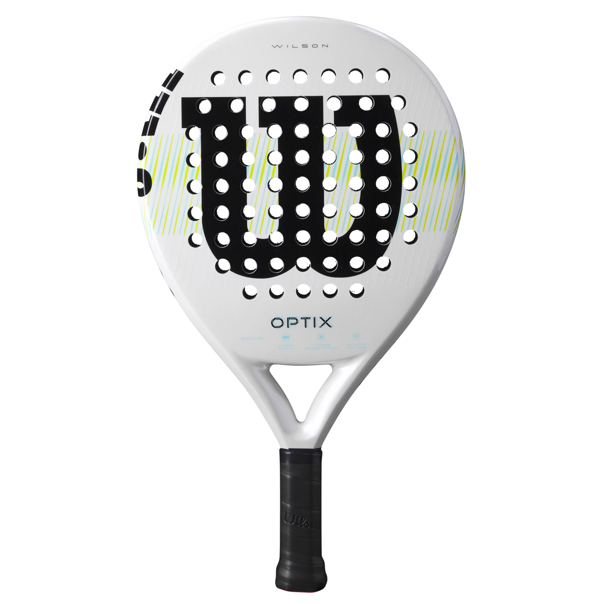 Wilson Optix V1 White Padel Racket - front