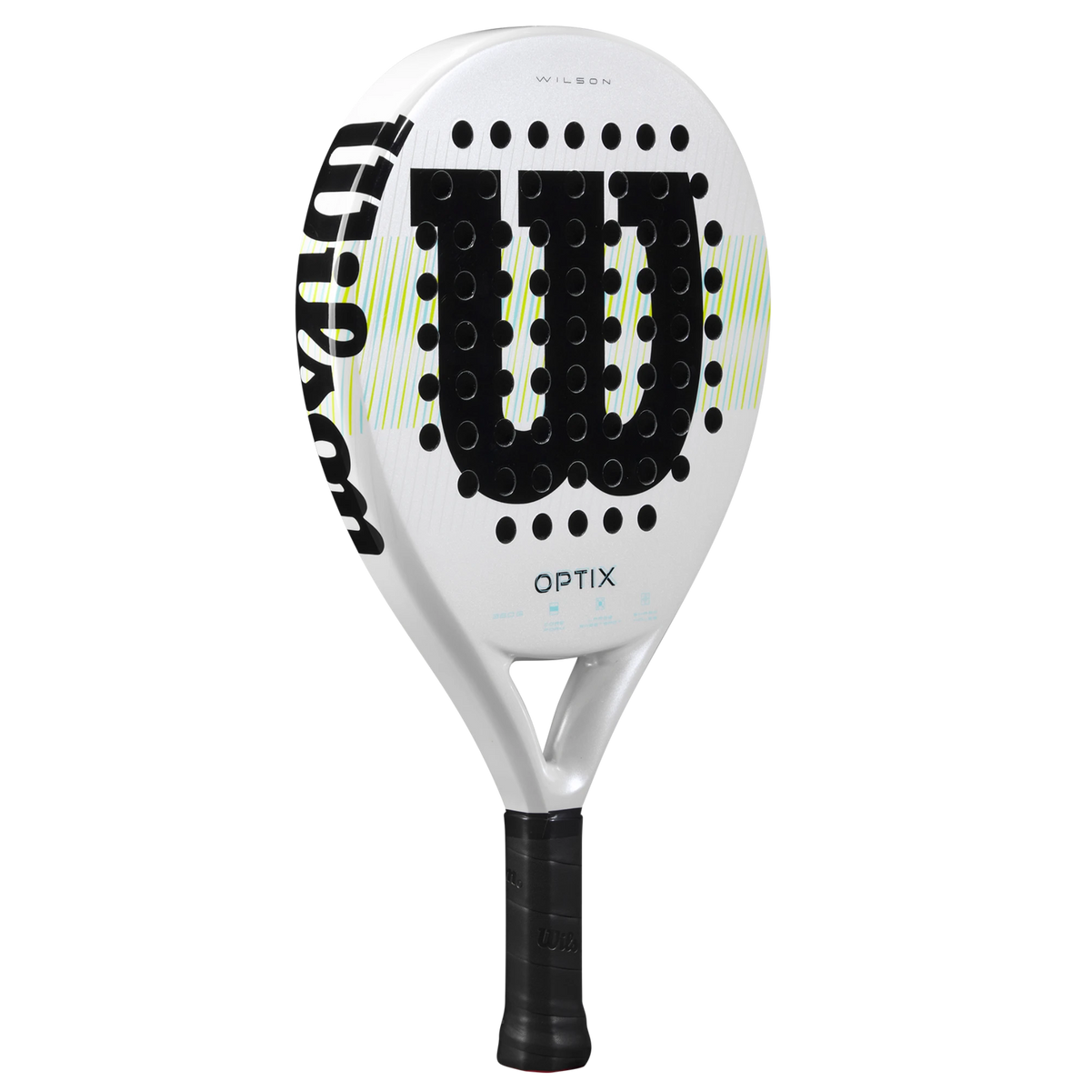 Wilson Optix V1 White Padel Racket - angle 1