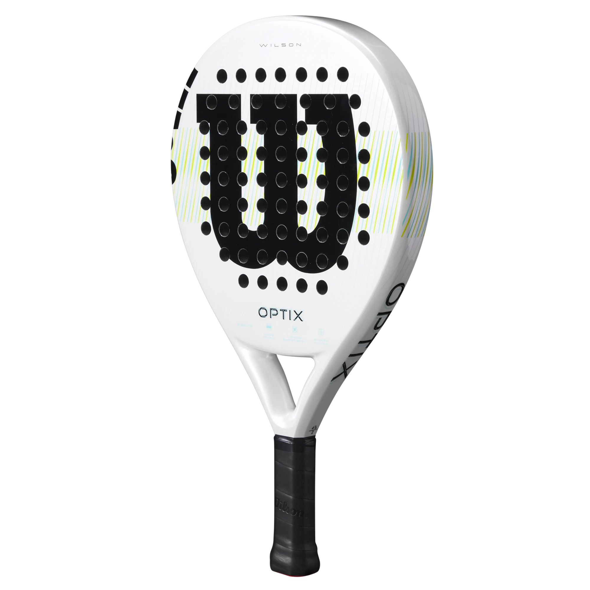 Wilson Optix V1 White Padel Racket - angle 2