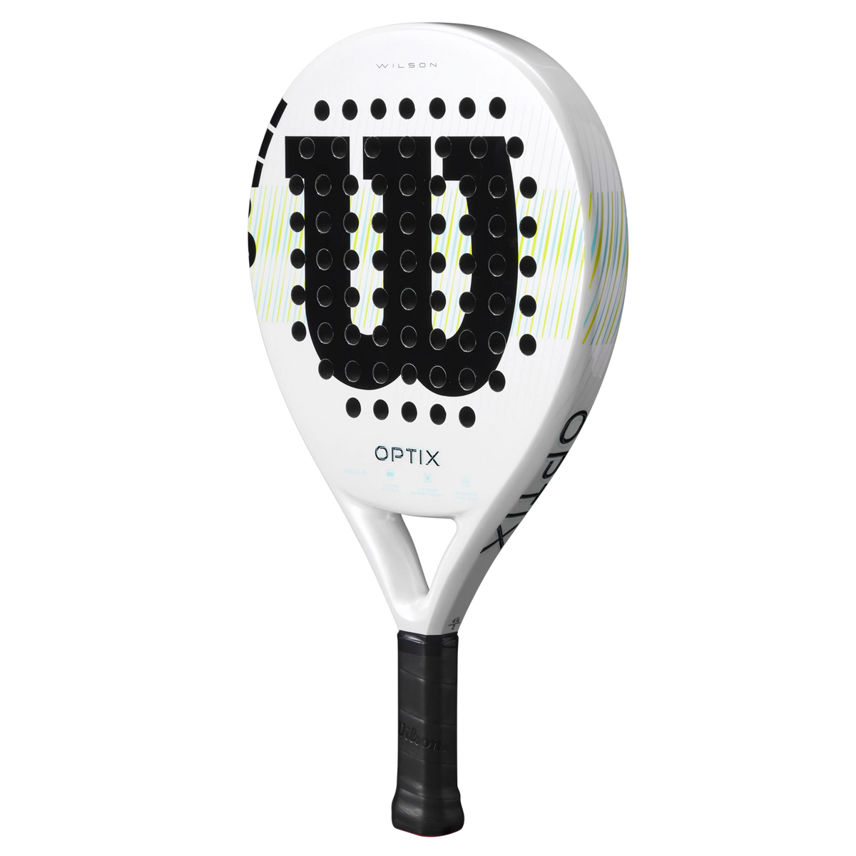 Wilson Optix V1 White Padel Racket - angle 2