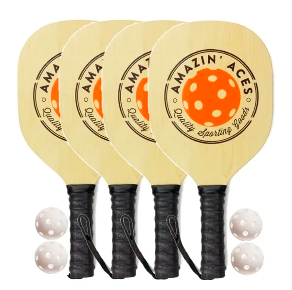 Wood Pickleball Paddle Packs: Amazin Aces or Diller