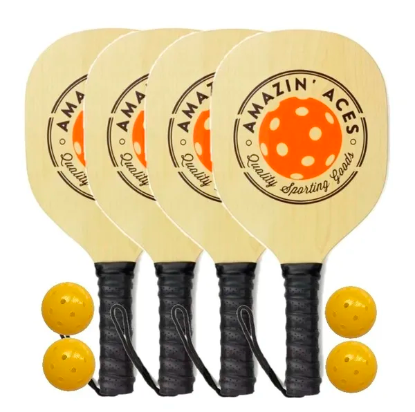 Wood Pickleball Paddle Packs: Amazin Aces or Diller