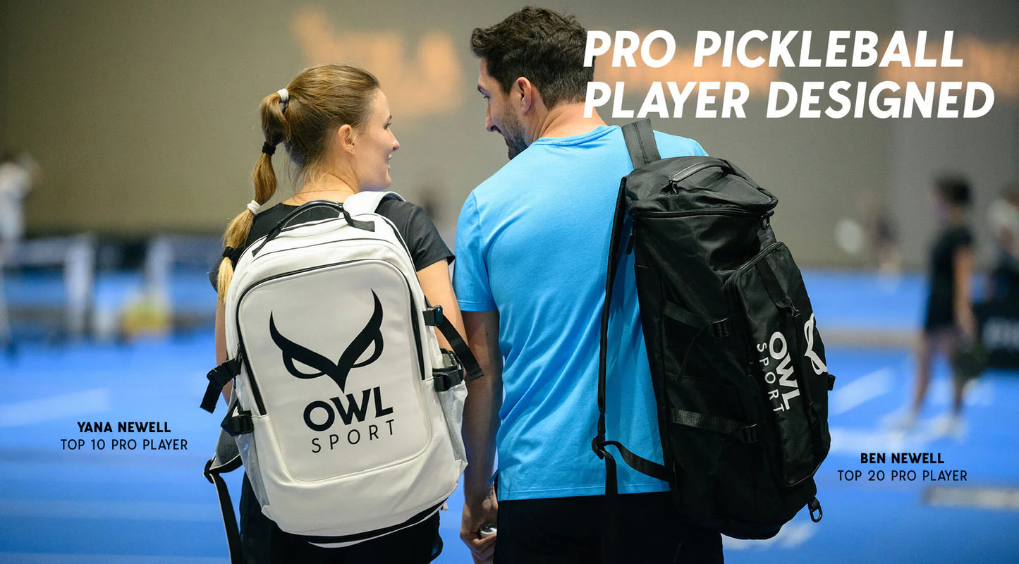 OWL White Backpack