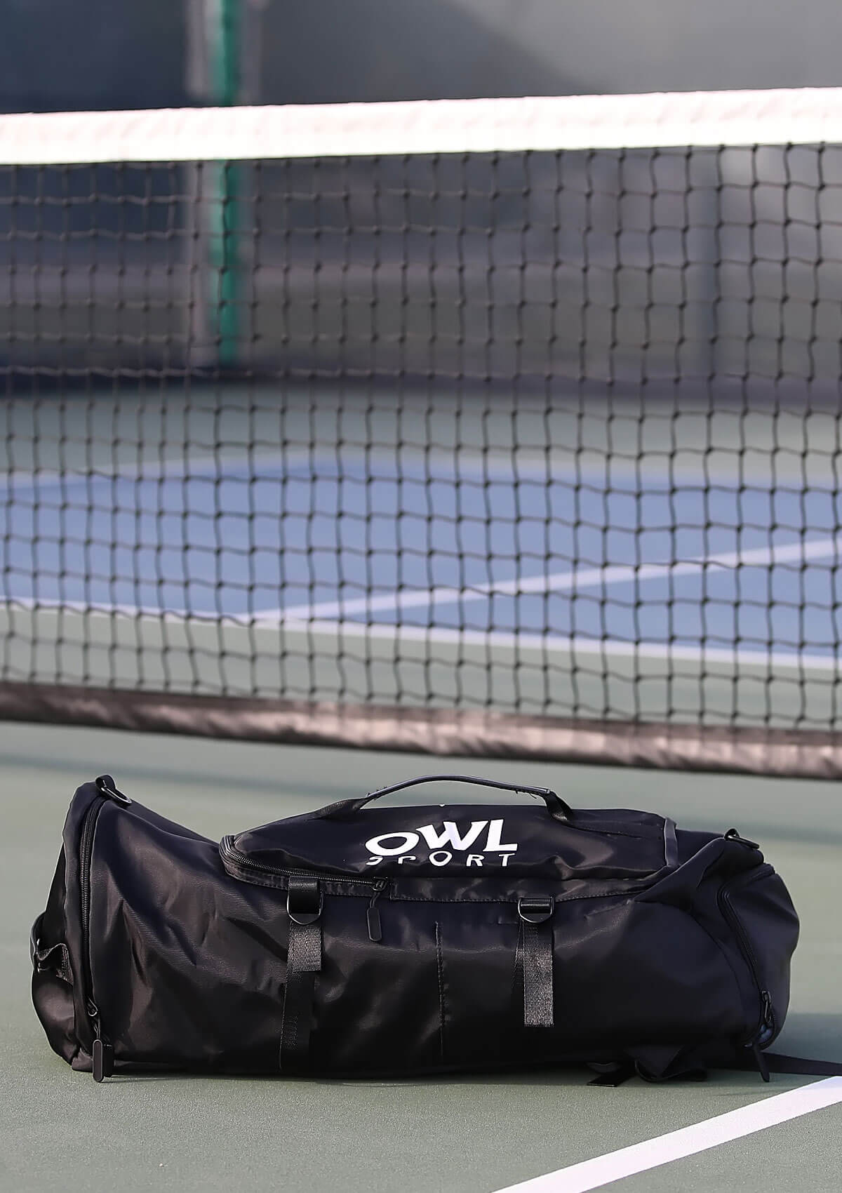 OWL Black Duffel Pickleball Bag