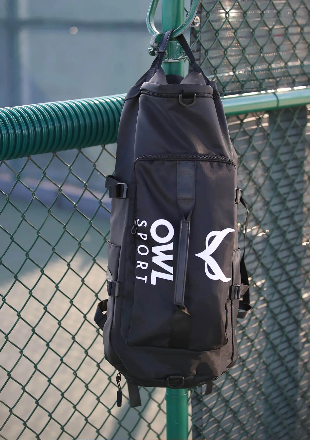 OWL Black Duffel Pickleball Bag