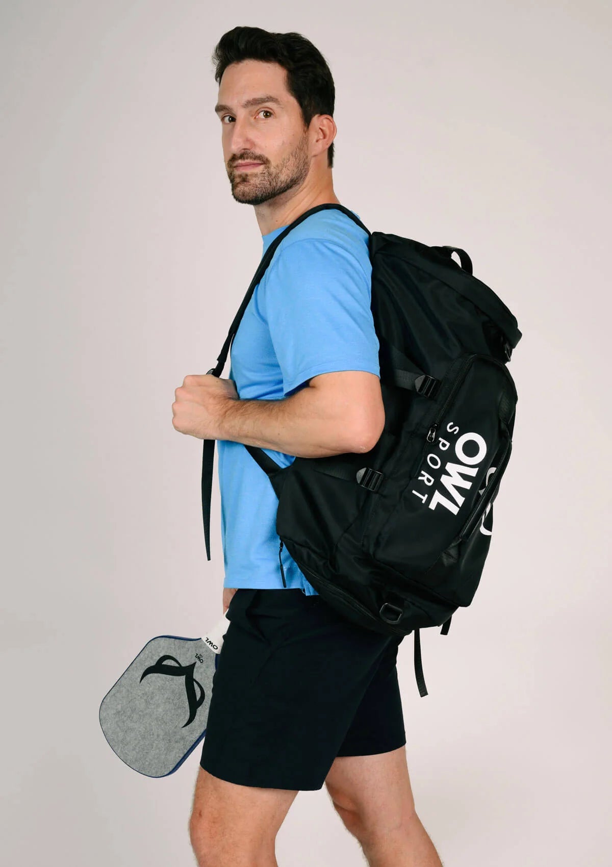 OWL Black Duffel Pickleball Bag