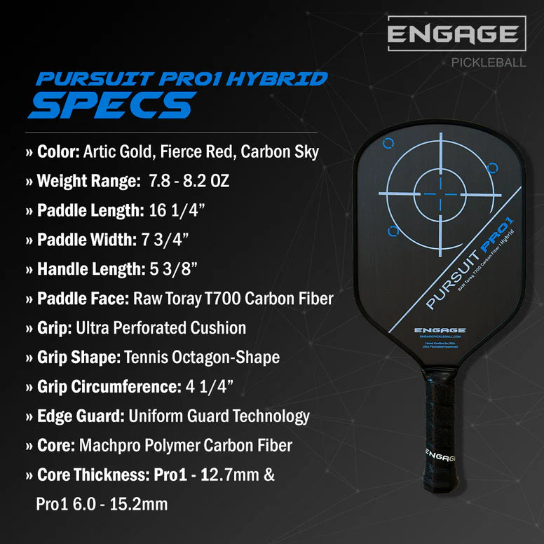 Engage Pursuit Pro1 6.0 Hybrid Paddle