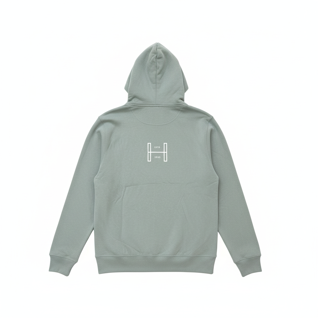 Professional hoodie back view