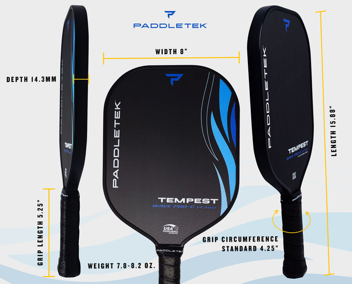 Paddletek Tempest Wave Pro-C 14.3 Paddle